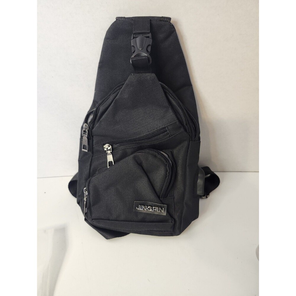 AMJ Sling Bag Shoulder Backpack Chest Bags Crossbody Daypack with USB Cable